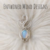 4ct Ethiopian Opal and Sterling Silver Small Pendant