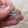 4ct Ethiopian Opal and Sterling Silver Small Pendant