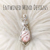 Natrolite And Sterling Silver Small Pendant