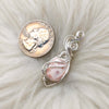 Natrolite And Sterling Silver Small Pendant