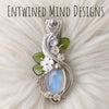 Moonstone Statement Pendant In Sterling Silver