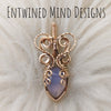 Lavender Quartz And 14k gold filled Mini Pendant