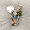 Aurora Opal, Ethiopian Opal, and Gold Filled Statement Pendant