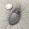 Fossilized Coral Pendant In Sterling Silver