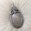 Fossilized Coral Pendant In Sterling Silver