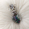 Ruby in Kyanite And Sterling Silver Heart Pendant