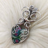 Ruby in Kyanite And Sterling Silver Heart Pendant