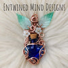 Spell Bottle Flower Pendant