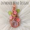 Spell Bottle Flower Pendant