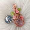 Spell Bottle Flower Pendant