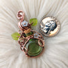 Spell Bottle Flower Pendant