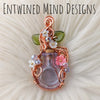 Spell Bottle Flower Pendant