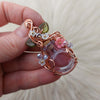Spell Bottle Flower Pendant