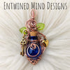 Potion Bottle Pendant, Key To My Heart