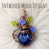 Blue Potion Bottle Pendant