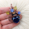 Blue Potion Bottle Pendant