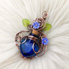 Blue Potion Bottle Pendant