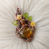 Amber Potion Bottle Pendant