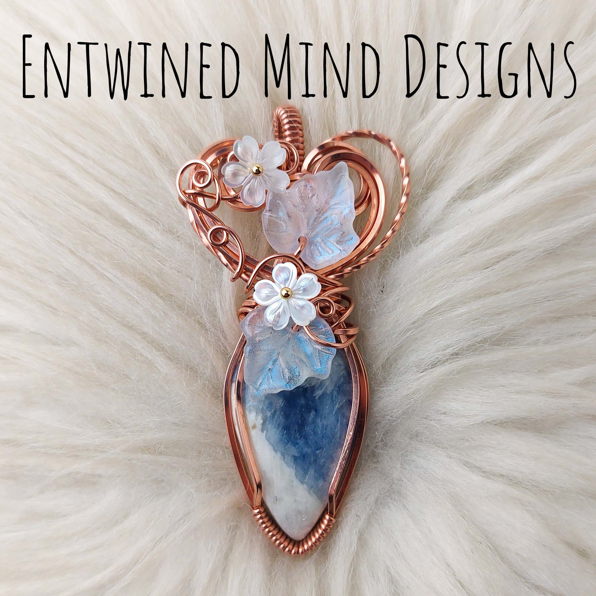 Blue Opal Statement Pendant
