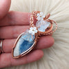 Blue Opal Statement Pendant