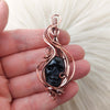 Obsidian Skull Pendant