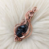 Obsidian Skull Pendant