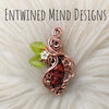 Red Jasper Skull Pendant