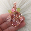 Paw Print Potion Bottle Pendant