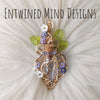 Purple Potion Bottle Pendant In 14k Goldfill