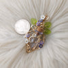 Purple Potion Bottle Pendant In 14k Goldfill