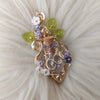 Purple Potion Bottle Pendant In 14k Goldfill