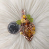 Amber Potion Bottle Pendant