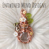 Clear Cherub Potion Bottle Pendant