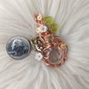 Clear Cherub Potion Bottle Pendant