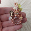 Clear Cherub Potion Bottle Pendant