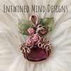 Swarovski Crystal Pumpkin Pendant In Copper