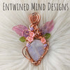 Moonstone Statement Pendant In Copper
