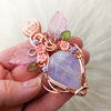 Moonstone Statement Pendant In Copper