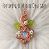 3 ct Ethiopian Opal Pendant In Copper