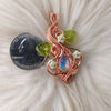 3 ct Ethiopian Opal Pendant In Copper