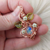3 ct Ethiopian Opal Pendant In Copper