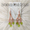 Copper Leaf Earrings