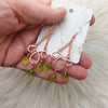 Copper Leaf Earrings