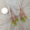 Copper Leaf Earrings