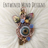 "Eye Of The Sea" Statement Pendant In Copper