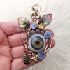 "Eye Of The Sea" Statement Pendant In Copper