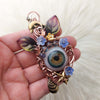 "Eye Of The Sea" Statement Pendant In Copper