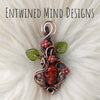 Red Jasper Skull Pendant