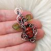 Red Jasper Skull Pendant