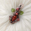 Red Jasper Skull Pendant